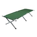 Vcm Feldbett Campingbett Aluminium Gartenliege Liege Sonnenliege Liegestuhl Faltbar Klappbar Länge 210Cm Tosali L (Farbe: Grün)