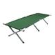 Vcm Feldbett Campingbett Aluminium Gartenliege Liege Sonnenliege Liegestuhl Faltbar Klappbar Länge 210Cm Tosali L (Farbe: Grün)