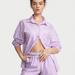 Women's Victoria's Secret Cotton Long-Sleeve Shirt & Shorts Set