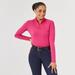 Piper SmartCore Long Sleeve ¼ Zip Sun Shirt - XL - Pink Pop - Smartpak