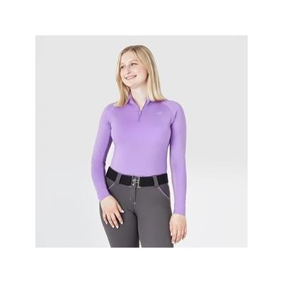 Piper SmartCore Long Sleeve ¼ Zip Sun Shirt - Clearance! - M - Power Purple - Smartpak