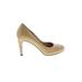 Cole Haan Nike Heels: Pumps Stilleto Cocktail Party Ivory Print Shoes - Women's Size 7 1/2 - Round Toe