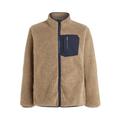 Protest Fleecejacke "PRTTave" Herren bamboobeige, Gr. S, Polyester, Jacke aus weichem Teddy Fleece