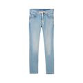 Tom Tailor Tapered Jeans mit recycelter Baumwolle Damen light stone blue denim, Gr. 31-32, Weiblich Denim Hosen