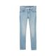 Tom Tailor Tapered Jeans mit recycelter Baumwolle Damen light stone blue denim, Gr. 31-32, Weiblich Denim Hosen