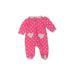 Child of Mine by Carter's Long Sleeve Outfit: Pink Polka Dots Bottoms - Size Newborn