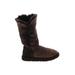 Ugg Australia Boots: Winter Boots Wedge Boho Chic Brown Print Shoes - Women's Size 6 - Round Toe