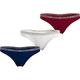 Tommy Hilfiger Damen 3er Pack Strings Lace Thong Tangas, Mehrfarbig (Des Sky/White/Rouge), XS