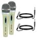 5 CORE Karaoke Microphone Dynamic Vocal Handheld Mic Cardioid Unidirectional Microfono w On and Off Switch Includes XLR Audio Cable for Singing Public Speaking & Parties PM 286 WH