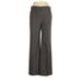 Ann Taylor Wool Pants - High Rise: Gray Bottoms - Women's Size 10