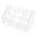 Acrylic Tiered Cosmetic Storage Highlighter Powder Blush Compact Makeup Organizer Pen Holder Eyebrow Pencil Stand Display Stand