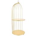 Bathroom Cosmetic Stand Makeup Display Stand Birdcage Rack Stand Cupcake Holder