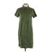 Gap Casual Dress - Shift Collared Short sleeves: Green Print Dresses - New - Women's Size X-Small