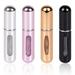 Travel Mini Perfume Refillable Atomizer Container Portable Perfume Spray Bottle Travel Size Bottle Scent Pump Case Perfume Fragrance Empty Spray Bottle for Traveling and Outgoing 5ml (4Pcs -C)