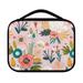 Binienty Bible Study Organizer Bag for Women Retro Flowers Dirt-Resistant Water-Resistant Durable Zipper Reinforced Handle Large Bible Bags for Women