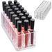 Teissuly 24 Slots Lipstick Organizer Acrylic Lipstick Makeup Organizer Clear Lipstick Holder Lipgloss Display For Lipstick Brushes Bottles