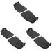 3 Pairs of Wheelchair Footplates Heavy Duty Wheelchair Pedal Universal Wheelchair Footrest