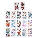 16 Pcs Stickers for Children Corlorful Stickers Arm Tattoos Colorful Stickers Makeup Stickers Cartoon Stickers