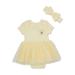 Disney Winnie the Pooh Infant Dress and Bow Headband Set 2-Piece Sizes NB-12M