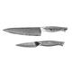 Muxel Elegantes Damast Messer Set Edelstahl – Kochmesser Obstmesser - extra scharf