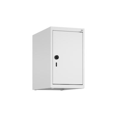 C+P Aufsatzschrank Classic PLUS, 1 Abteil, HxBxT 50x30x50cm, Sicherheitsdrehriegel, Verkehrsweiß von PROREGAL Image