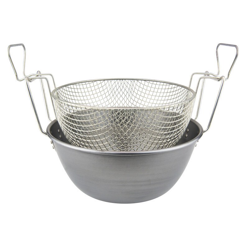 ILSA Friteuse mit Korb aus gebürstetem und vernickeltem Eisen Ø cm 42 Image