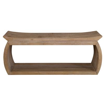 Uttermost Connor Reclaimed Wood Bench - 42"W x 17"H x 14"D