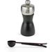 Peugeot Fidji 4.75 Inch Pepper Mill Gift Set, Black Matte - With Stainless Steel Spice Scoop & Clip