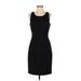 J.Crew Factory Store Casual Dress - Sheath: Black Print Dresses - Women's Size 4