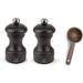 Peugeot Bistro 4-Inch Salt & Pepper Mill Gift Set, Chocolate - With Scoop (Salt & Pepper Mill Set)