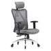 Ergonomic Office Chair, Mesh Computer Desk Chair with Lumbar Support, PU Armrest and Headrest, High Back Swivel Task Chair