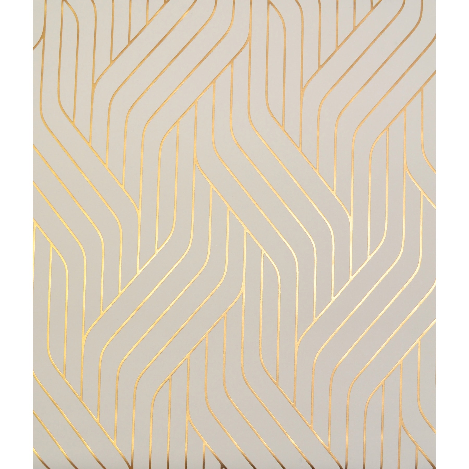 York Wallcoverings Ebb And Flow Almond & Gold Wallpaper