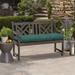 Arden Selections Outdoor Plush Modern Tufted Bench Cushion, 48 x 18