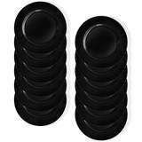 Black Round Charger Plate 13" Set of 12 - 13" Dia x 0.5" H