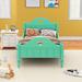 Kid-Friendly Design Twin Size Bed Kids Bed Toddler Bed with Side Safety Rails
