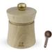 Peugeot Baya Natural Salt Mill Gift Set 3", Chocolate With Wood Spice Scoop