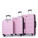 3 Pcs PC Hardshell Luggage Sets Expandable Spinner Suitcase w/TSA Lock