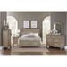 Donald 5 Piece Gray Modern Sleigh Storage Platform Bedroom Set