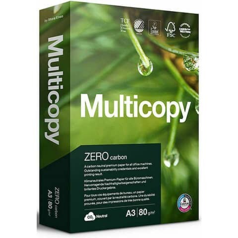 Kopierpapier Zero, A3, 80g/m², 500 Blatt, weiß Image