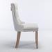 High-End Tufted Solid Wood Contemporary Upholstered Dining Chair 2-PCS Set