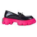 Women's Black / Pink / Purple Glam Loafer 4.5 Uk Urbnkicks