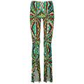 Siedres Printed Flared-leg Stretch-jersey Trousers - Multicoloured - XS (UK6 / XS)