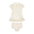 Polo Ralph Lauren Kids Floral-print Cotton Dress - Cream - 9 Motnhs (9 Months)