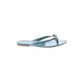 Talbots Flip Flops: Teal Shoes - Women's Size 11