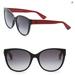 Gucci Accessories | Gucci Grey Gradient Cat Eye Sunglasses | Color: Black/Red | Size: Os