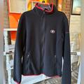 Columbia Jackets & Coats | Georgia Bulldogs Columbia Womens Fleece Jacket Black Sewn Logo Ncaa | Color: Black/Red | Size: S