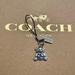 Coach Accessories | Coach Silver Teddy Bear Keychain Fob Cell Phone Lanyard Bag Charm | Color: Silver | Size: Os