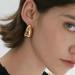 Anthropologie Jewelry | Anthro Amber Sceats 'Lila' Oversized Gold Droplet Earrings | Color: Gold | Size: Os