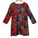 J. Crew Dresses | J. Crew Jules Ashbury Silk Floral Abstract 3/4 Sleeve Mini Shift Dress Size 4 | Color: Blue/Pink | Size: 4