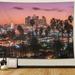 Urban Outfitters Wall Decor | Los Angeles Pink Sunset City Skyline Cityscape Indoor/Outdoor Decor Tapestry | Color: Orange/Pink | Size: Os